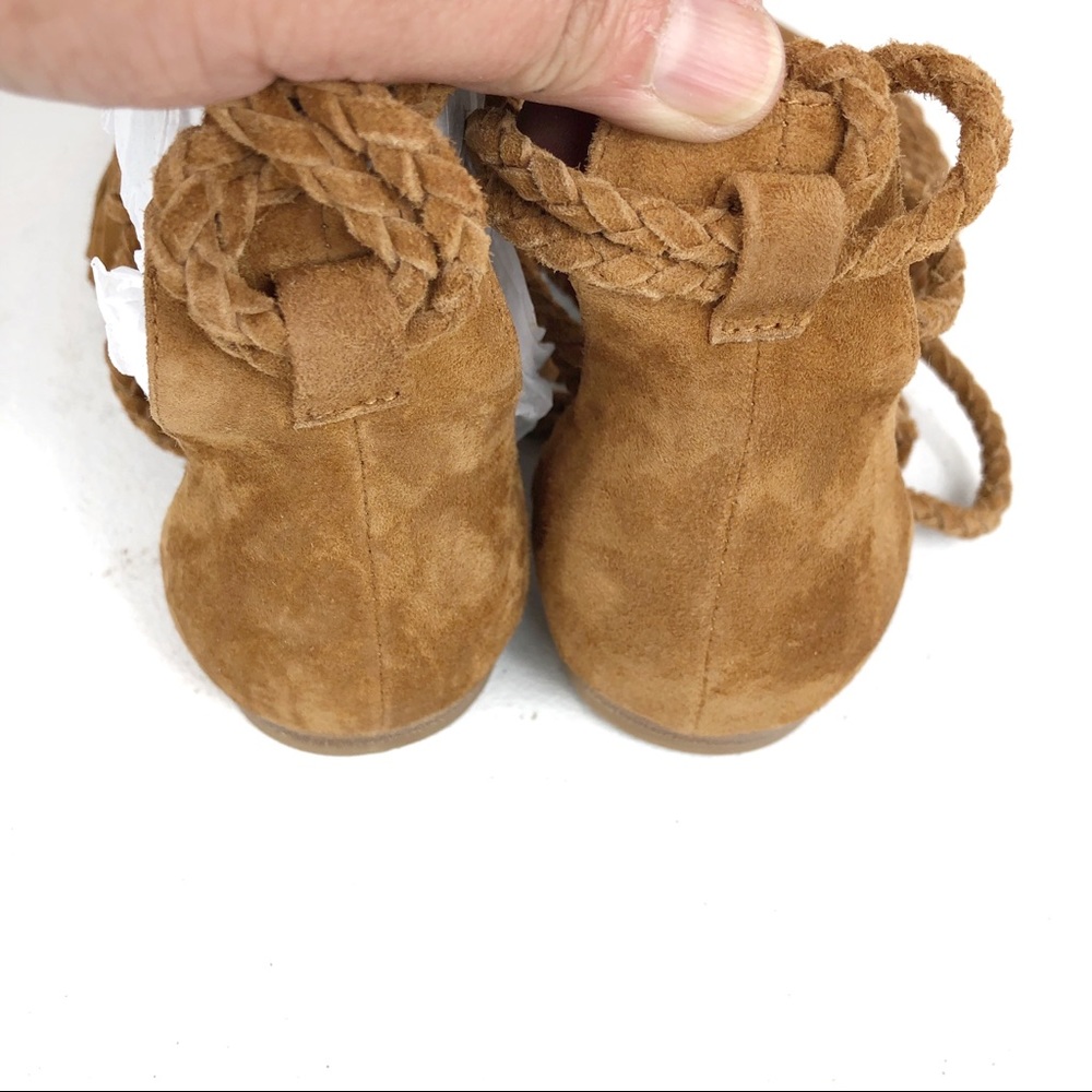 Joie wrap around ankle ties brown size 39.5 (#42) - Picture 7 of 8